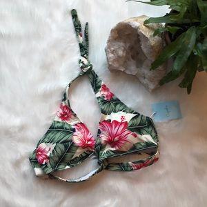 Cupshe floral bikini top